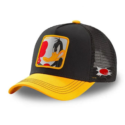 🍒High quality cotton baseball cap mesh back brand anime cartoon unisex hat hip hop trucker hat streetwearr caps