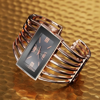 🍒Womens large face watch quality stainless steel luxury fashion rose gold bangle bracelet wristwatch for women dress ladies time piece female occasion jewellery accessory Watch This Bangle