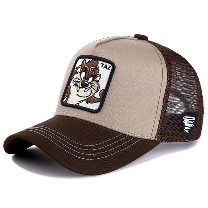 🍒High quality cotton baseball cap mesh back brand anime cartoon unisex hat hip hop trucker hat streetwearr caps