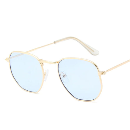 🍒Sunglasses mirror lens retro sun glasses luxury sunglasses vintage female black shades uv400 protection AC square frame glasses for women luxury vintage sun shades Colour Your Summer