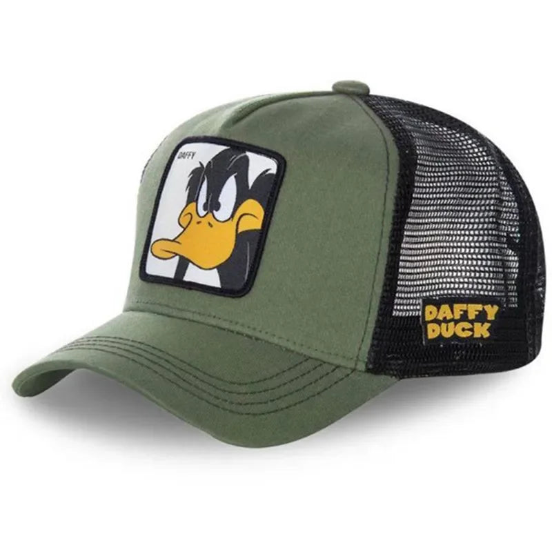 🍒High quality cotton baseball cap mesh back brand anime cartoon unisex hat hip hop trucker hat streetwearr caps