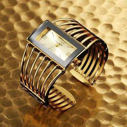 🍒Womens large face watch quality stainless steel luxury fashion rose gold bangle bracelet wristwatch for women dress ladies time piece female occasion jewellery accessory Watch This Bangle