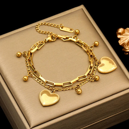 🍒Stainless steel star bracelet gold colour star charm moon starfish bracelet trendy wrist chain for women Jewellrey gifts  party accessories FISH Out This STAR