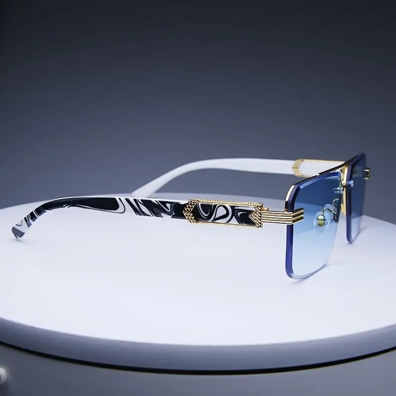 🍒Randlose sonbrille dames unisex reghoeksonbrille met UV-beskermde lense dames swart skakerings klein vierkantige sonbrilletjies vir vroulike strandvakansie-reisbrille                                  Kwaliteit Billik En Regverdig