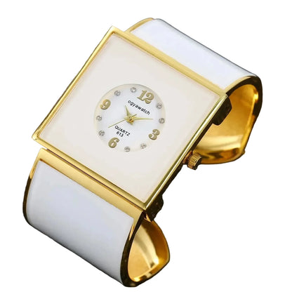 🍒Bangle watch for women casual simple dial stainless steel jewellery wristwatch charming bracelet smart casual quartz watches  Get Watched