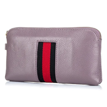 🍒Genuine leather clutch bag women’s zipper handbag cowhide wrist bag for women casual wrist let pouch smart casual accessories Dont WRIST Missing This, BAG It Now