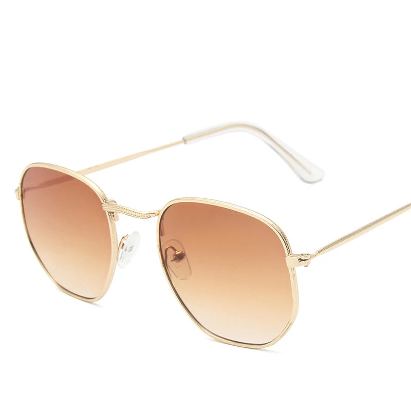 🍒Sunglasses mirror lens retro sun glasses luxury sunglasses vintage female black shades uv400 protection AC square frame glasses for women luxury vintage sun shades Colour Your Summer