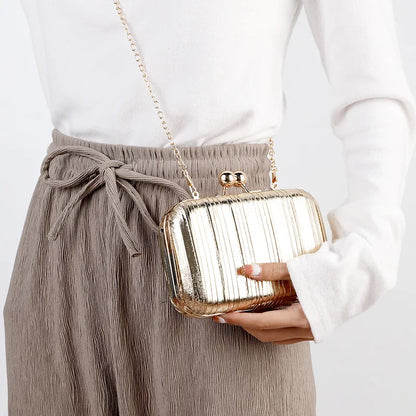 🍒Small clutch purse with strap for women luxury designer cutch bags shoulder wallets handbag stripes evening wedding phone bag