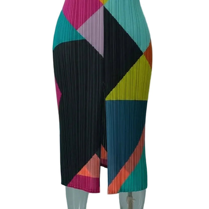 🍒Pleated batwing sleeves dress for women's high end fashion and relaxed printed v-neck holiday wear party occasion plisse clothing multi colour outfit Bag A Batwing