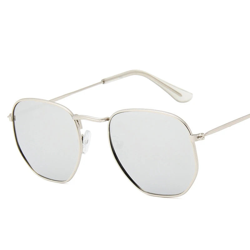 🍒Sunglasses mirror lens retro sun glasses luxury sunglasses vintage female black shades uv400 protection AC square frame glasses for women luxury vintage sun shades Colour Your Summer