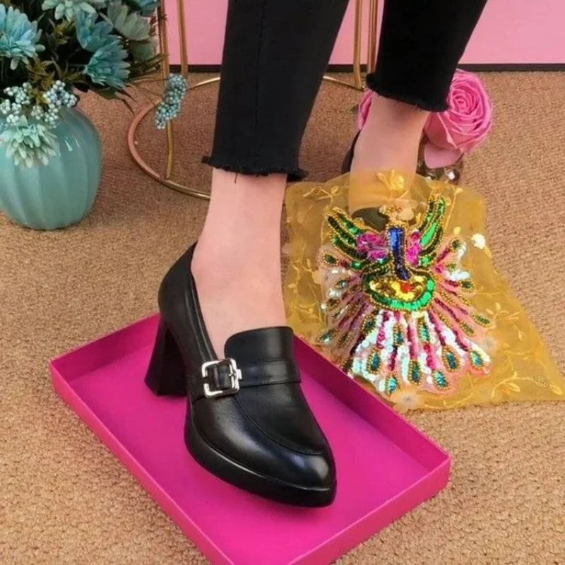 🍒Women’s pointed toe pumps high quality shoes fashion high heels female party shoes smart casual shoes Get REDy For These