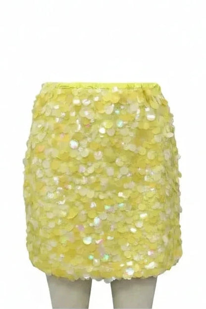 🍒Sequins mini romp mode verslanking hoë middellyf blink sosiale partytjiedrag elegante a-lyn minirompe vroueklere deftige gemaklike drag Sonlig in jou Mini