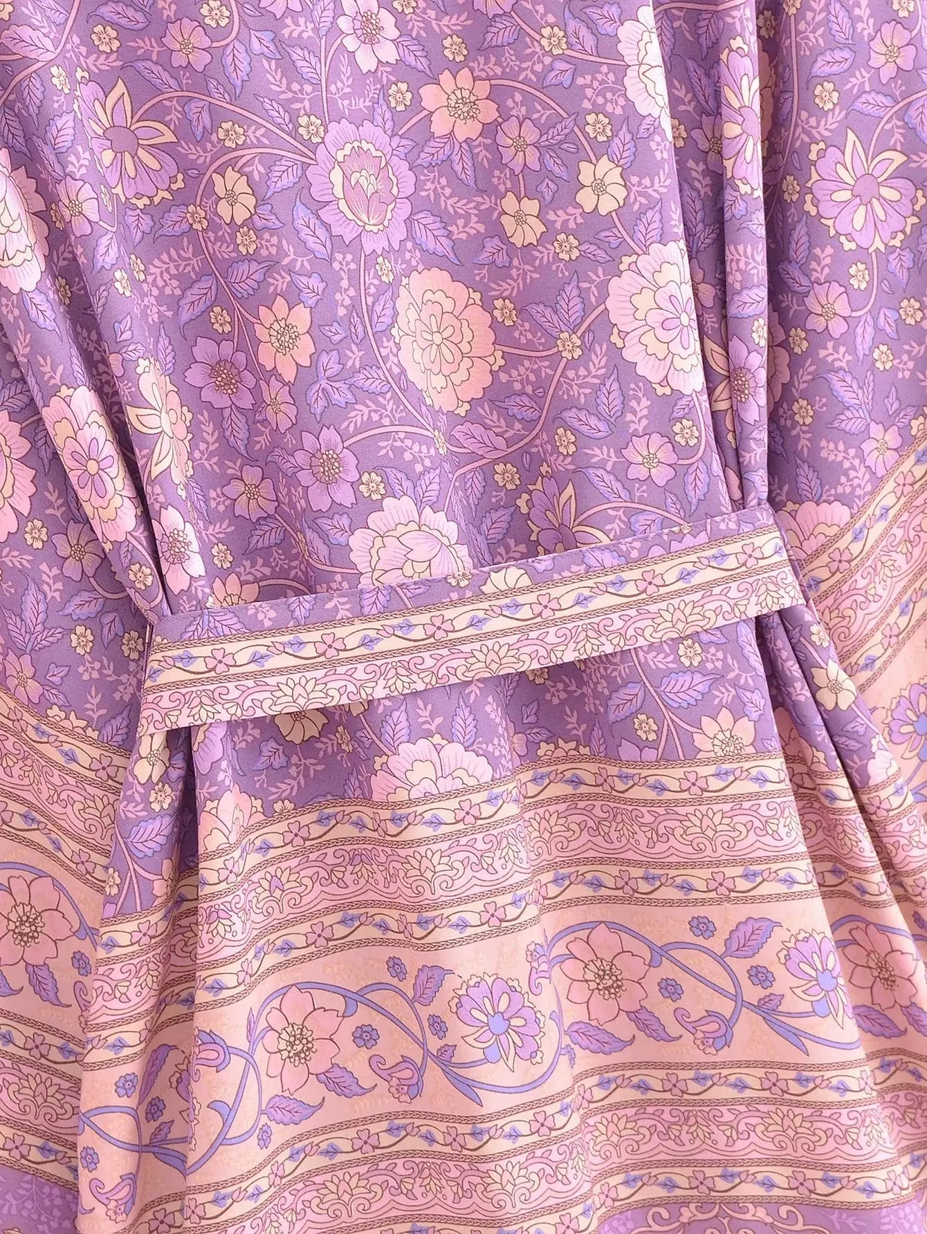 🍒Beach coverups wild floral print short light kimono jacket batwing duster bohemian ladies v-neck rayon short bikini swimwear cover over vacation wear holiday clothing casual wear  Colourful Comfort
