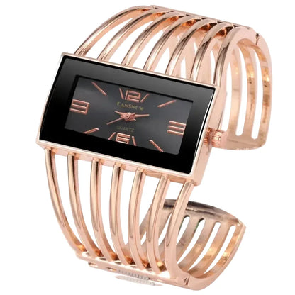🍒Womens large face watch quality stainless steel luxury fashion rose gold bangle bracelet wristwatch for women dress ladies time piece female occasion jewellery accessory Watch This Bangle