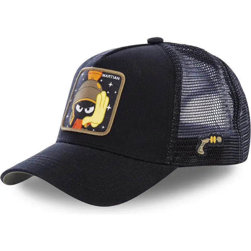 🍒High quality cotton baseball cap mesh back brand anime cartoon unisex hat hip hop trucker hat streetwearr caps