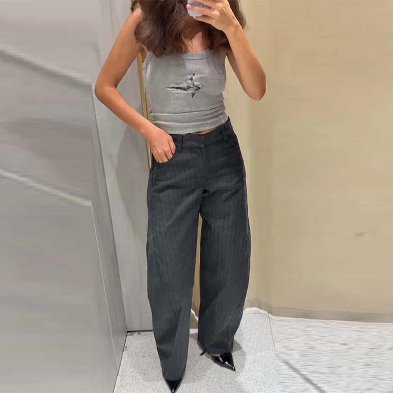 🍒Casual black blazer and pants set long sleeve jacket with fitted waist and long kick flare solid straight pant set women spring autumn suits  ‘Well fit