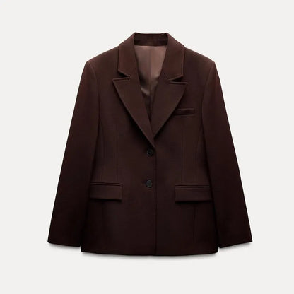 🍒Elegant office wear ladies  blazer and skirt sets lapel long sleeve jacket slim waist plus a-line mini skirt spring autumn fashion smart casual wear occasion wear