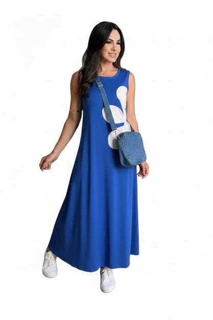 🍒Blommerplasing rok moulose somermode vir vroue blomme-uitrusting gedrukte middellyf hol uit maxi rok vroulike gemaklike drag vakansiedrag strandpartytjieklere Mouloos Ritssluiting agterop vakansiedrag Wees 'n blommevrou aan die kant