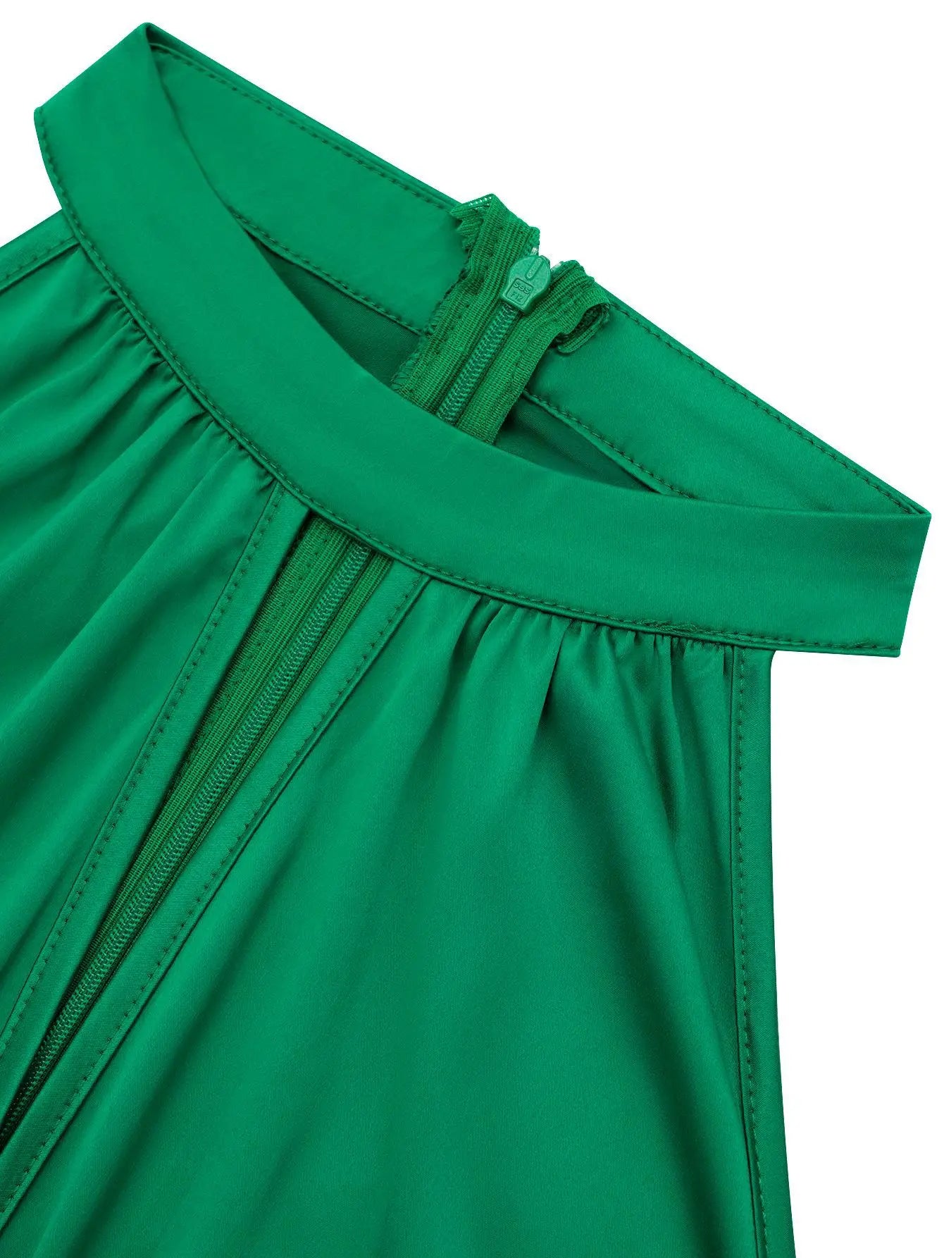 🍒Women's halter evening dresses party fashion clothing elegant long outfit occasion wear midi Be Seen In Emerald Envy Green Or Red Instead…