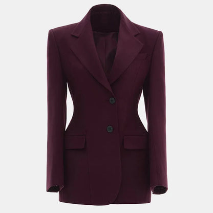 🍒Lapel blazer skirt set women smart casual clothing solid long sleeve single breasted jacket with pockets and matching solid a-line mini skirt party occasion outfit fashion wear