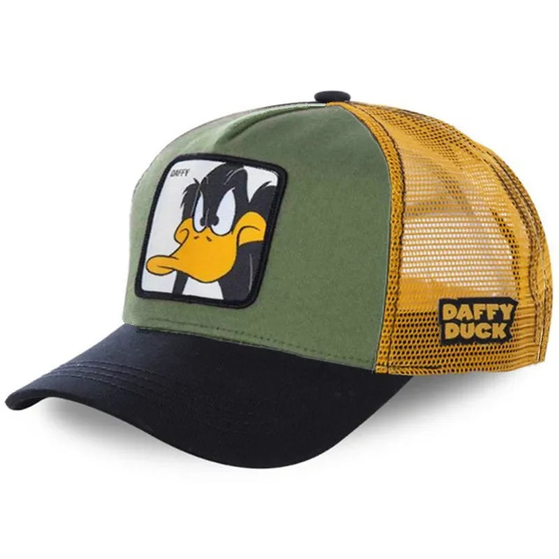 🍒High quality cotton baseball cap mesh back brand anime cartoon unisex hat hip hop trucker hat streetwearr caps
