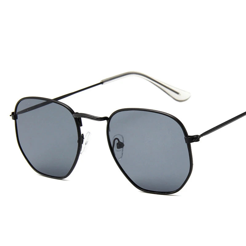 🍒Sunglasses mirror lens retro sun glasses luxury sunglasses vintage female black shades uv400 protection AC square frame glasses for women luxury vintage sun shades Colour Your Summer