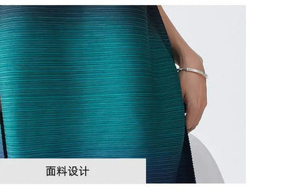 🍒女装高端连衣裙 无袖宽松长款 渐变色时尚无袖宽松长裙 派对场合服饰 渐变之美