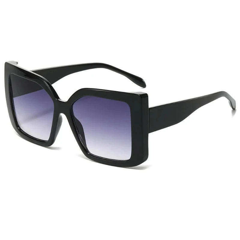 🍒Grootraam-sonbrille dames unisex modebrille vierkant veelsydig kontrasterende kleur eenvoudig UV400-beskerming brille nuwerwetse brille vir vroue Lyk Cool Vierkant