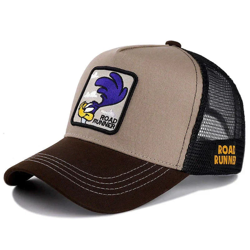 🍒High quality cotton baseball cap mesh back brand anime cartoon unisex hat hip hop trucker hat streetwearr caps