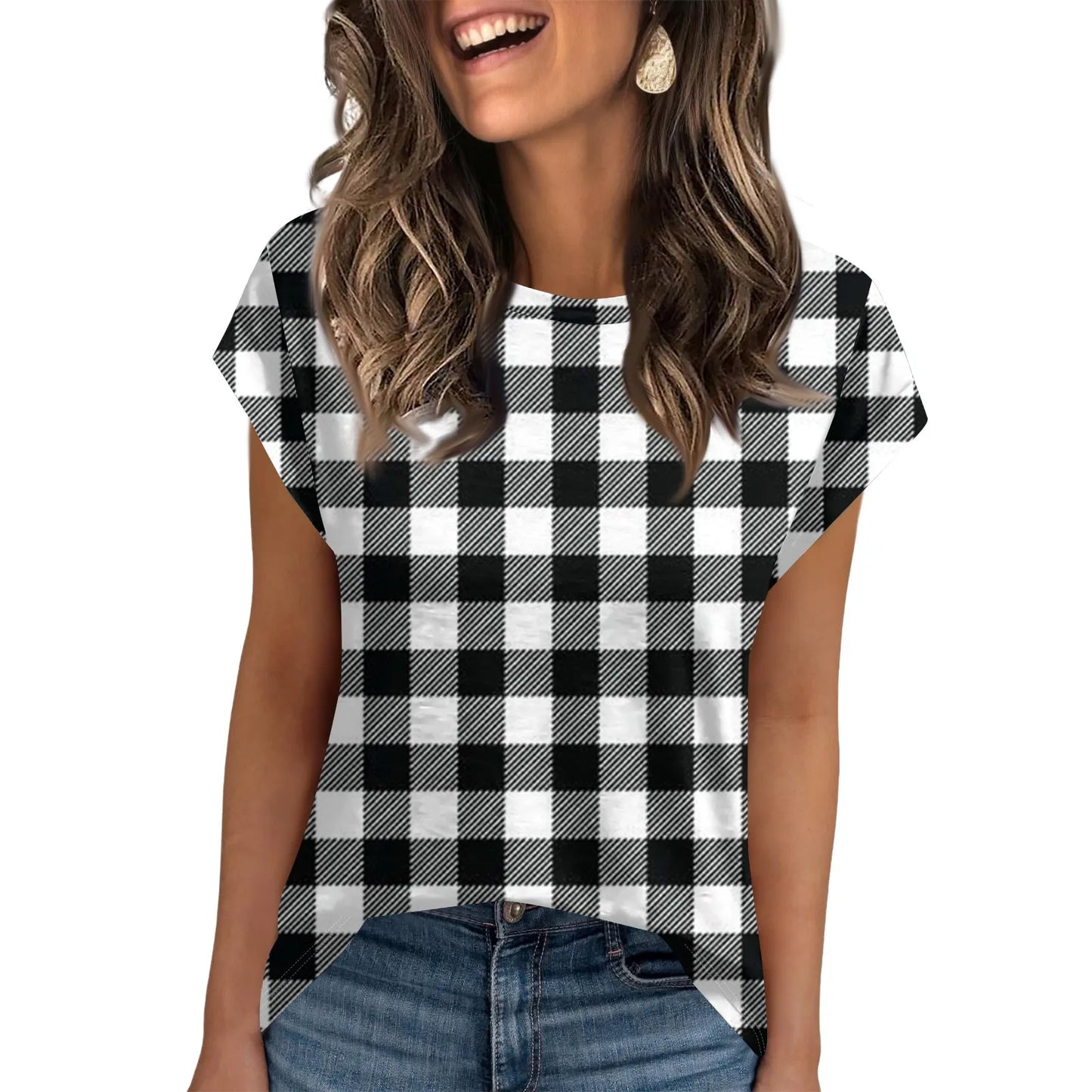 🍒Dames somer tops kortmou gestreepte oefen t-hemp om onder baadjie te dra mode nuwerwetse klere