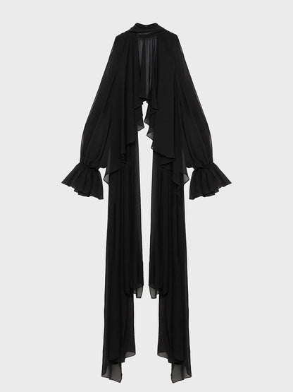 🍒Minimalist blouse solid Slimming clothes for women o neck and cold shoulder long sleeve shirts female fashion wear Bae Boss Blouse