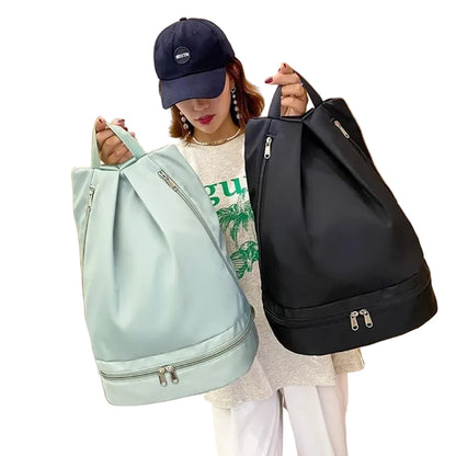 🍒wet dry separation fitness gym bags waterproof swimming bag women travel yoga sports bag mens basketball soccer pouch hiking backpack large capacity lightweight