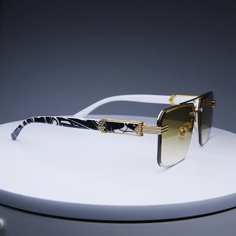 🍒Randlose sonbrille dames unisex reghoeksonbrille met UV-beskermde lense dames swart skakerings klein vierkantige sonbrilletjies vir vroulike strandvakansie-reisbrille                                  Kwaliteit Billik En Regverdig