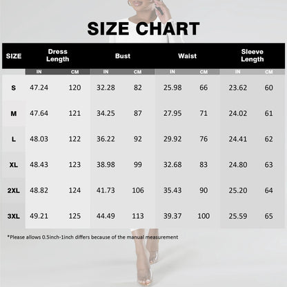 🍒Blommetjiesrokke vir vroue met o-nek, langmou, mode-rekbare somerklere, noupassende bodycon midi slim gemaklik Jy Sal Nie Hierdie Rok Los Nie