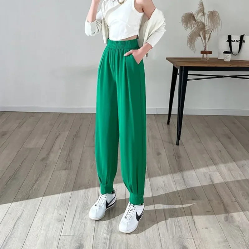 🍒Potloodbroeke vroue harembroeke hoë kwaliteit nuwerwetse klere sjiek en elegant oorspronklike G 90's slim gemaklike mode Skryf Hierdie Potlood Op Jou Lys