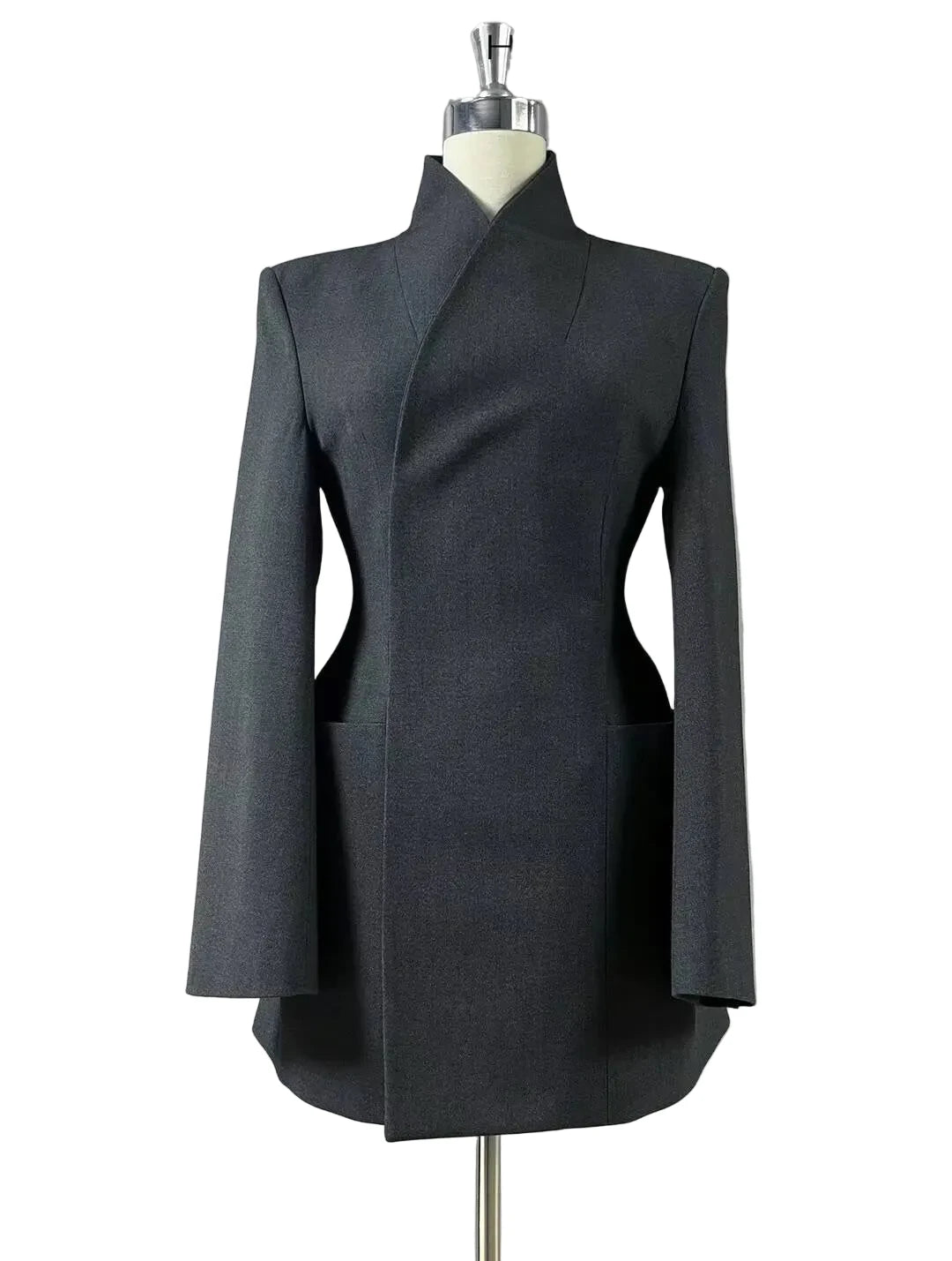 🍒Hidden button blazer long women fitted waist jacket fashion Y2K fashion office chic clothing lightweight linen coat chic trendy fashion two-layer smart casual outfit TRAILS Of Comments BLAZER
