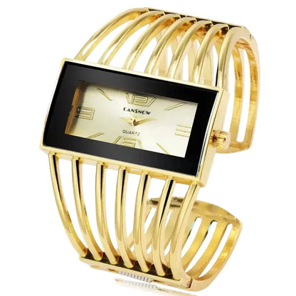 🍒Womens large face watch quality stainless steel luxury fashion rose gold bangle bracelet wristwatch for women dress ladies time piece female occasion jewellery accessory Watch This Bangle