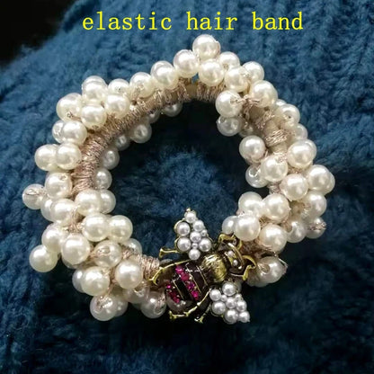 🍒Rekbare pêrelarmband vir vroue, verstelbare kristalby-armband, krale, partytjiejuwele vir geleenthede, geskenk, slim-informele bykomstighede, "Nice To Bee ' Wear"