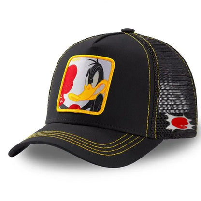 🍒High quality cotton baseball cap mesh back brand anime cartoon unisex hat hip hop trucker hat streetwearr caps