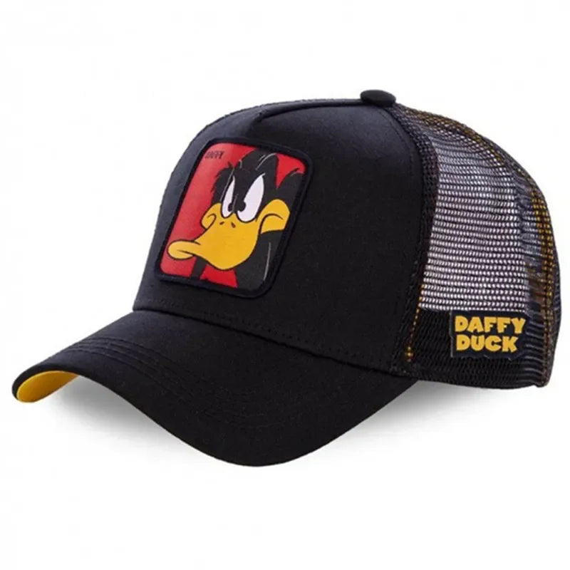 🍒High quality cotton baseball cap mesh back brand anime cartoon unisex hat hip hop trucker hat streetwearr caps
