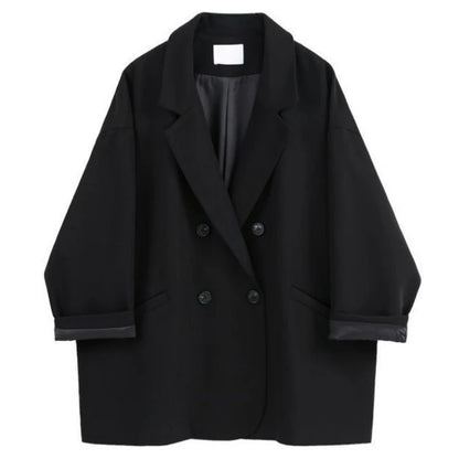 🍒Oversize blazer for womens suit jacket loose fit casual clothing street wear coat loose Jacket style solid fashion clothes Never Overide A Staple Oversize