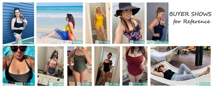 🍒Plus size one-piece swimsuit womens one piece bikini backless vintage swimming costume bathing suit pleated swimwear for pool party Malta A Halta