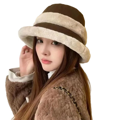 🍒Furry vissermanhoed vroue herfs winter fleece gevoerde warm emmerhoed winddigte oorbeskerming hoofbedekking Primpy Plush Puppie
