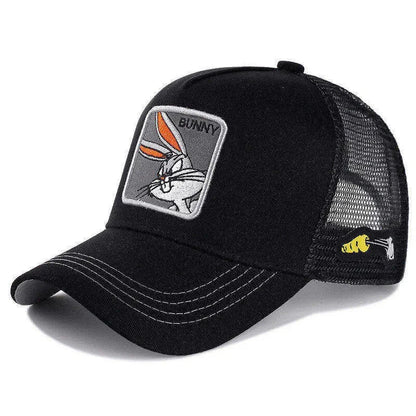 🍒High quality cotton baseball cap mesh back brand anime cartoon unisex hat hip hop trucker hat streetwearr caps