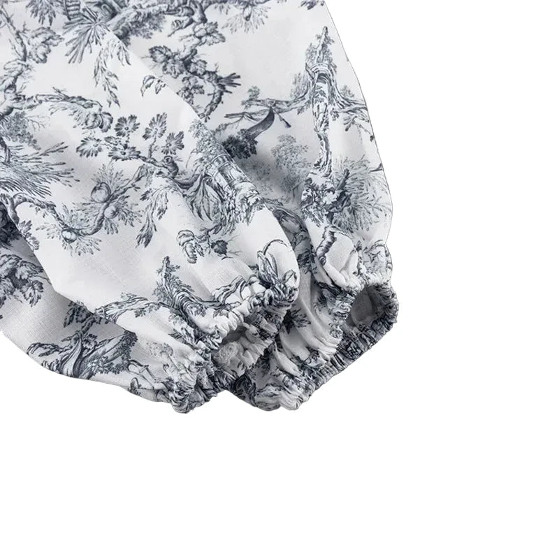 🍒Printed mini dress long sleeve clothes for hot weather o-neck outfit a line flare short china print smart casual female clothes fashion beach party wear holiday wear  Drink Cocktails In Your China