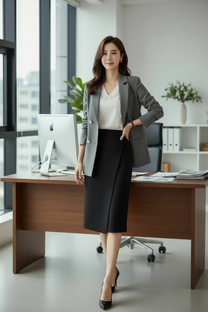🍒Langmou dubbelborsbaadjie met lapel kort jasse vir vroue hoë kwaliteit buiteklere mode slim gemaklike baadjie vroue