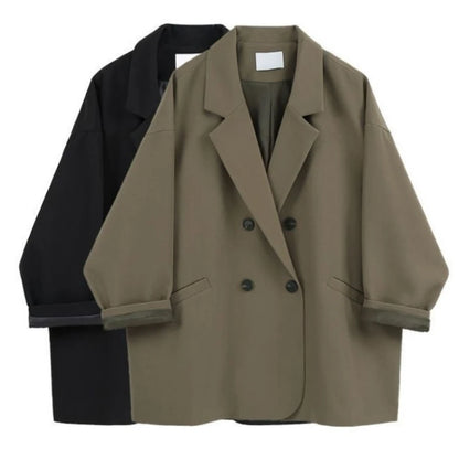 🍒Oversize blazer for womens suit jacket loose fit casual clothing street wear coat loose Jacket style solid fashion clothes Never Overide A Staple Oversize