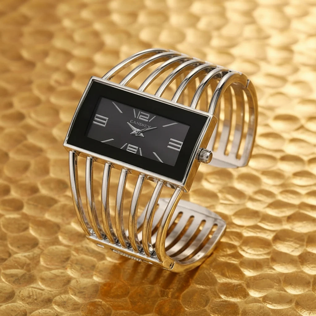 🍒Womens large face watch quality stainless steel luxury fashion rose gold bangle bracelet wristwatch for women dress ladies time piece female occasion jewellery accessory Watch This Bangle