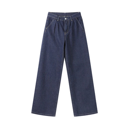 🍒Denim langbroekstel straat Y2K-mode vroue-reversdas-middelbaadjie plus reguitpypjeans langmoubaadjie en broek jeans twee-stukpak damesuitrustings slim gemaklike klere Trek aan in denims