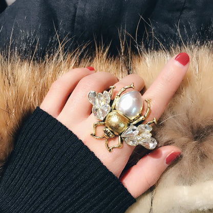 🍒Rekbare pêrelarmband vir vroue, verstelbare kristalby-armband, krale, partytjiejuwele vir geleenthede, geskenk, slim-informele bykomstighede, "Nice To Bee ' Wear"